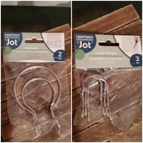 JOT Office Jot Brand 5piece Peg Board Metal Hook Accessories Set